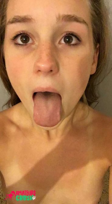 Hot cum ready nude teen tongue out teaser