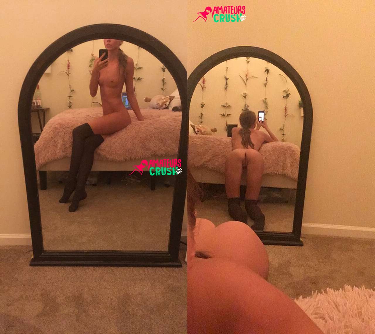 Amatuer Nude Small Tit Selfie